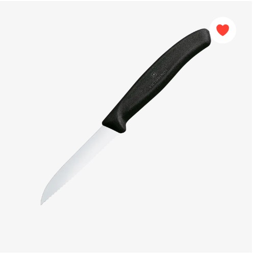 Victorinox Swiss Classic Serrated Paring Knife 8cm Black